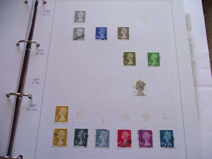 A valuable comprehensive collection of Elizabeth II stamps, hinged in the album (1952-2000)