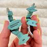 Gormiti Air Tribe Lord Noctis and Steel Beak Mini Figure Giochi Preziosi approx. 5.5 and 4 cm. Used Please see photos Image 9