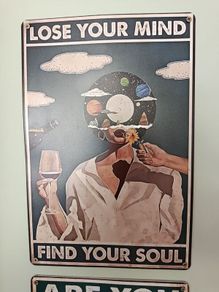 Metal picture signs