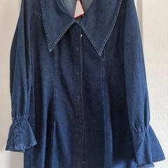 Brand New Boohoo Denim Dress Size 14