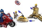 Lego Marvel Superheroes 6865: Captain Americas Avenging Cycle (2012) 100% Complete (NO BOX)