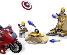 Lego Marvel Superheroes 6865: Captain Americas Avenging Cycle (2012) 100% Complete (NO BOX)