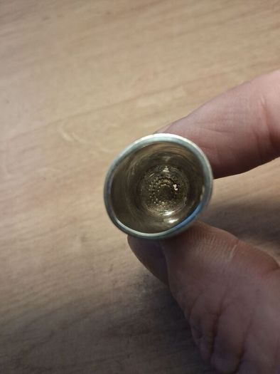 Early 20th Century Sterling Silver Money Clip and Thimble