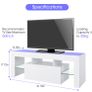 BRAND NEW Modern TV Cabinet Unit Entertainment Stand with LED Strip Remote Control Home Decor TV Table Stand Image 6