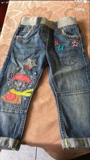 Girls next jeans 12/18 mths like new