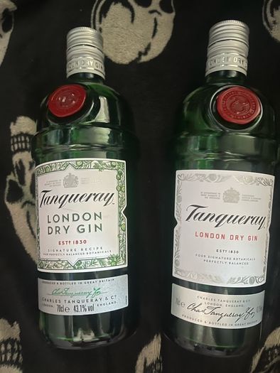 Tanqueray Gin empty Bottles