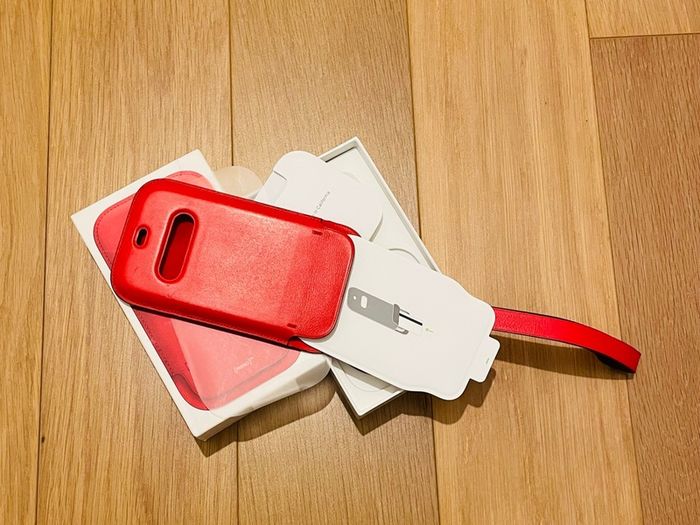 Genuine Apple iPhone mini leather cover