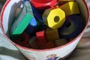 wooden building blocks
