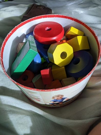 wooden building blocks
