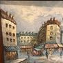 Large painting street scene France Image 2