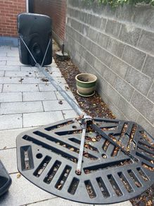 basketball hoop and stand