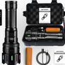 Smart Display Screen, 1200 Lumens Rechargeable Handheld Flashlight, Image 2