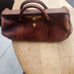 Vintage leather Doctors bag.