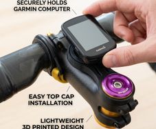 3D Printed Stem Cap Mount for Garmin