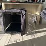 Dog crate cage with blackout covers and tray Image 5