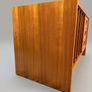 Vintage Danish Teak LP Record Cabinet & Media Console Image 4