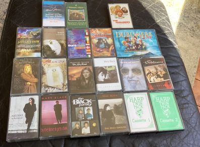 Irish Cassette Tape Bundle Job Lot Dubliners and Mary and Frances Black and others