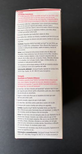 Micro Pedi Pedicure Device Nano Pink by Emjoi