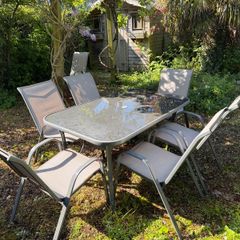 Garden Table and 7 Chairs