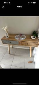 3 piece solid wood furniture set- Coffee table, Hall table &  TV Unit
