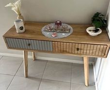 3 piece solid wood furniture set- Coffee table, Hall table &  TV Unit