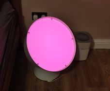 IKEA Floor lamp with colour changing light bulb