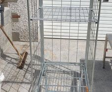 Stainless steel Combi trolley.