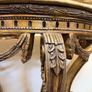 20th Century Giltwood Demilune Console Table with Shaped Marble Top Image 5
