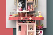 Pink Miniature Kitchen Play Set with 42 Accessories