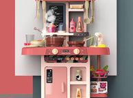 main image for ad Pink Miniature Kitchen Play Set with 42 Accessories