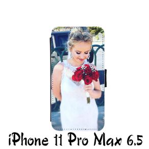 iPhone 11 Pro Max 6.5 - PU Leather Flip Case cover with your photo or any image on it! personalised iPhone 11 Pro Max 6.5 case cover
