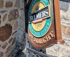 BULMERS sign and old style frame