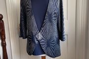 Dressy Top Navy/ Silver Brand New with label