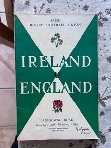Vintage Rugby Programmes