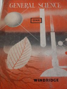 vintage science school book from 60's
