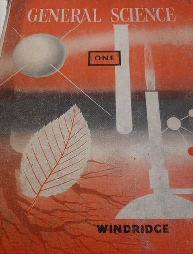 vintage science school book from 60's