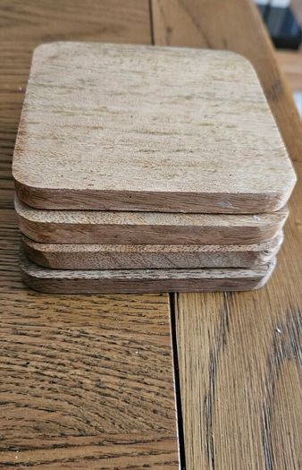 Wooden Coasters set of 4