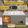 3 Pan Electric Catering Food Warmer Steam Table Stainless Steel Adjustable Temperature Buffet Restaurant 220v Image 3