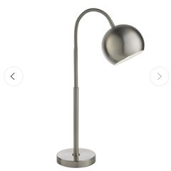 Balin Brushed Chrome Adjustable Table Lamp Endon Lighting