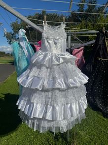girls wedding fancy dress