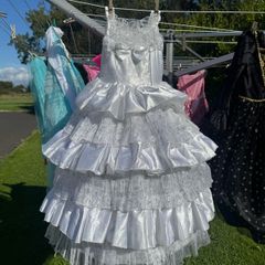 girls wedding fancy dress