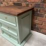 Solid Mexican pine bedside locker / table Image 3