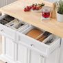Kitchen Island Cabinet with stainless steel or wooden frame Image 6