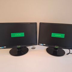 2x HannsG 19 inch Monitors