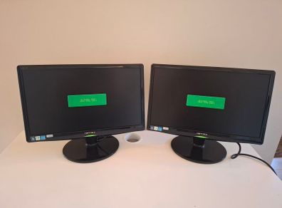 2x HannsG 19 inch Monitors