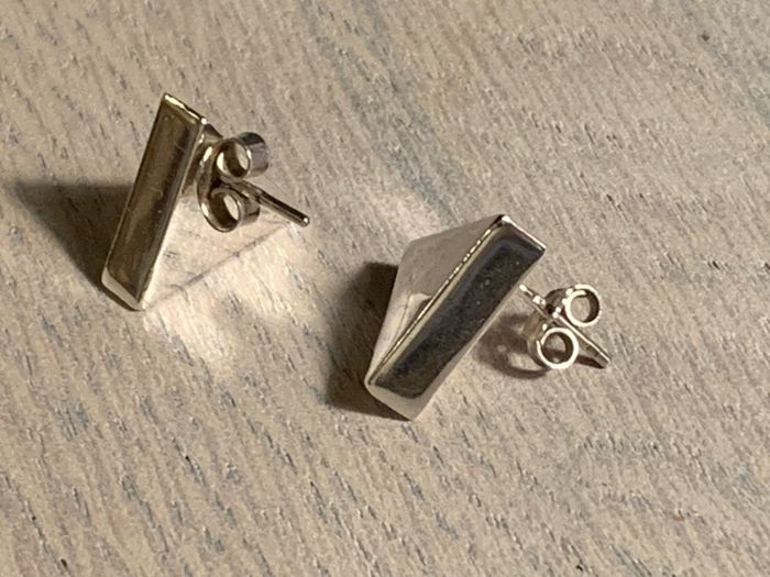 Silver earings