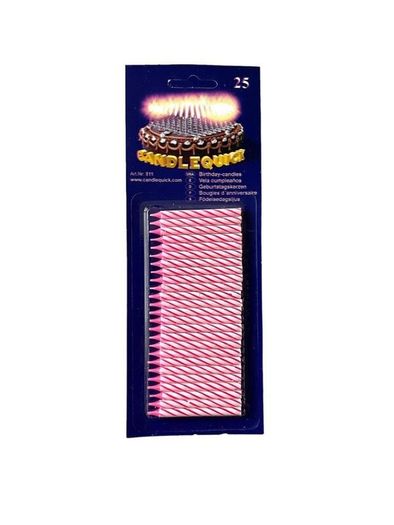 Birthday candles in sets of 25. 1900 packs resale opportunity.