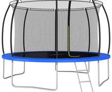 Trampoline Set Round 366x80 cm 150 kg