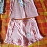 girls T-shirt and short sets aged 6-7 yrs Image 4