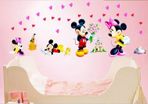 Nice Disney Mickey & Minnie Mouse Wall Stickers Nursery Baby Room Decal Art Decoration
